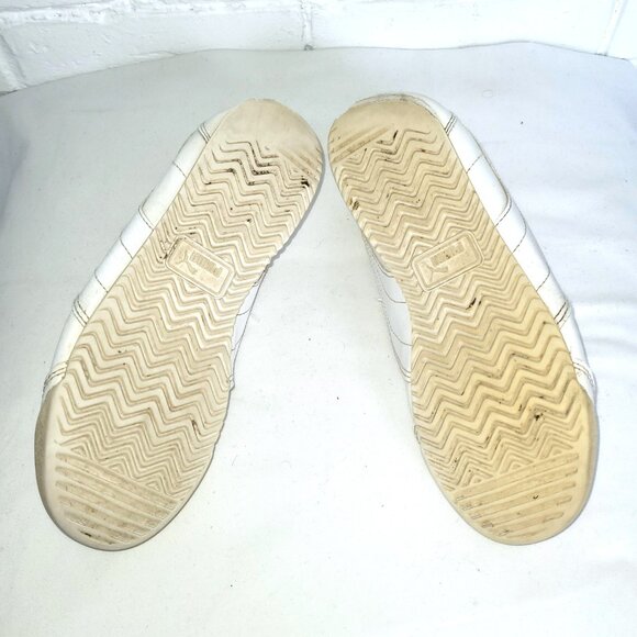 PUMA Shoes Roma Basic Junior Trainers White/Light Grey Size 4.5 - Picture 7 of 9